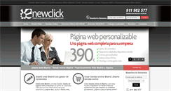 Desktop Screenshot of newclick.es